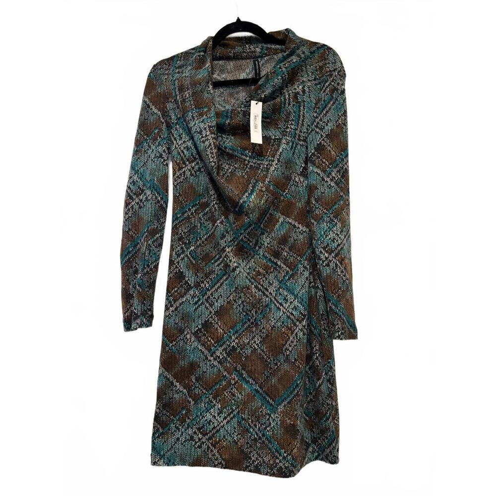 W118 by Walter Baker women's dress green/brown dress sz S new w/ tags #1471